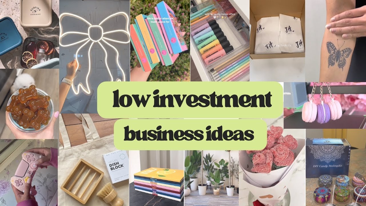 20 Low Investment Business Ideas for Beginners